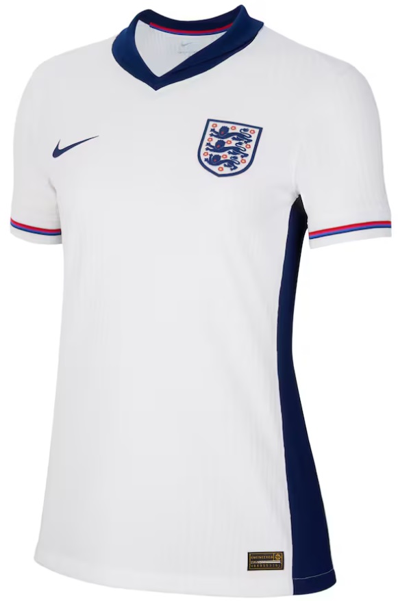 Camisa Feminina I Seleção da Inglaterra 2024 Home